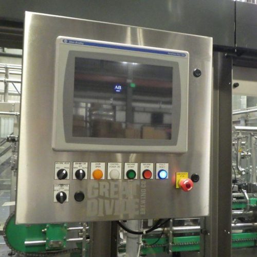 Complete 350 CPM Liquid Canning Line with KHS Innofill Filler