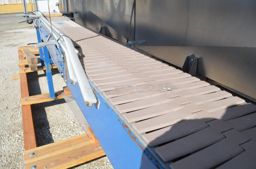 12 in W x 216 in L Straight Powered Delrin Table Top Conveyor Belt