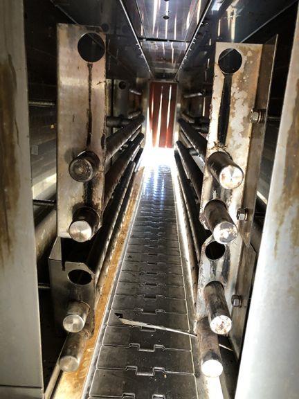 80 in L x 4.5 in W S/S Steam Heat Shrink Tunnel