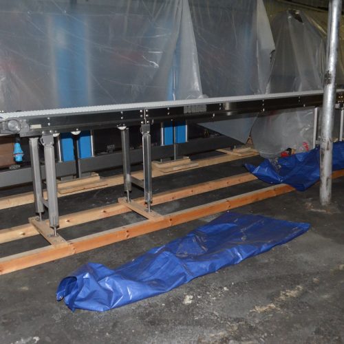 Dorner 11.5 in W x 24 ft L Straight Plastic Interlocking Chain Conveyor