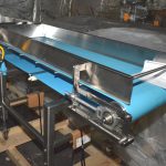 Kleenline 24 in W x 6 ft Long Straight Flat Rubber Sanitary Belt Conveyor