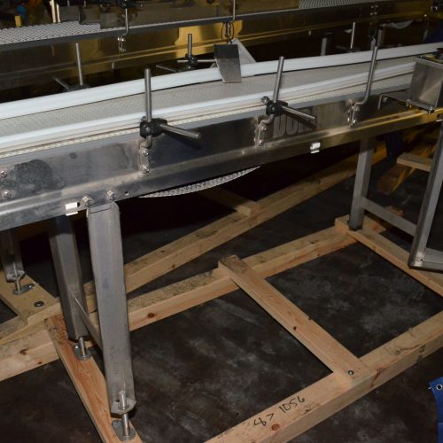 Dorner Approx 12 in W x 8 ft L Plastic Interlocking Chain Conveyor with S/S Frame