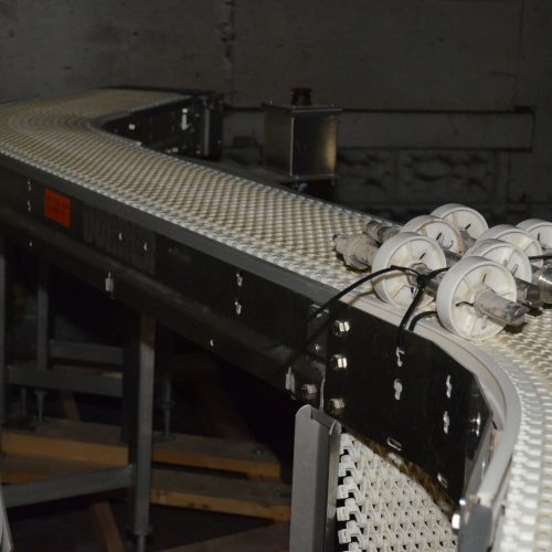 Dorner Approx 12 in W x 14 ft L S-Shaped Conveyor with S/S Frame