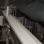 Dorner 6 in W x 14.5 ft L Straight Conveyor with Plastic Interlocking Chain