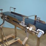 Dorner 12 in W x 5 ft L Straight Flat Belt Conveyor with S/S Frame