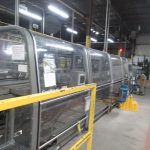Douglas Contour Complete S/S Inline Tray Packer with Infeed Laner Conveyor