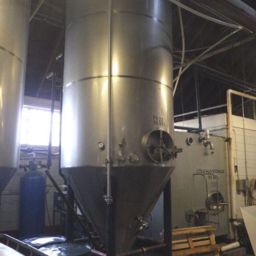 50 bbl Santrosa S/S Jacketed Fermenter (2 Available)