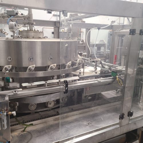 Palmer Model 204 S/S Monoblock Rotary Can Filler and Seamer