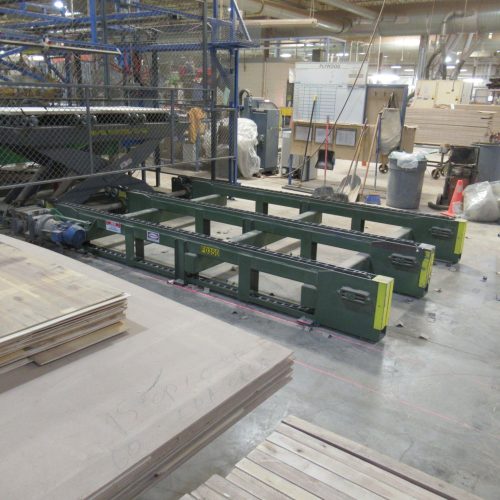 Complete Plywood Line Including Sheet Lift, Kerf Saws, Crane, Etc