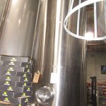 100 BBL Premier Stainless S/S Vertical, Jacketed, Closed Top, Dish Bottom Bright Tank