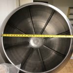 Approx. 30 in Diameter S/S Round Coating Polishing Pan