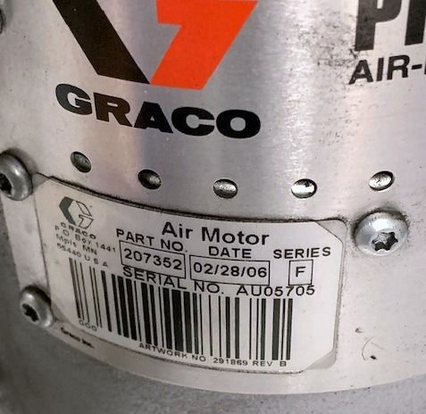Graco Thermo-O-Flow 20 Air-Powered Ram Heated Pail Unloader