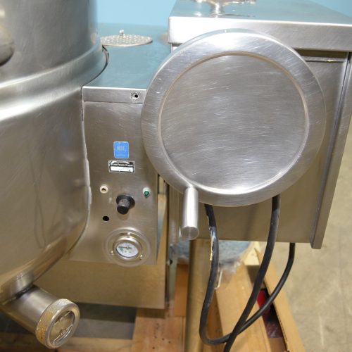 60 Gallon Cleveland Model KGL60T S/S Self Contained Tilting Steam Jacketed Kettle