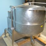 80 Gallon Cleveland Model KGL80T S/S Self Contained Tilting Steam Jacketed Kettle