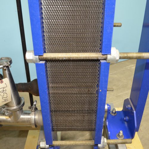 Mueller Accutherm Model AT40ICLF80 S/S 329 Sq Ft Plate and Frame Heat Exchanger