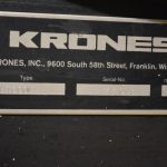 Krones Model Autocol 18 Head Rotary Pressure Sensitive Labeler