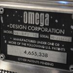 Omega Model 4DRP212 Overhead Bowl to Rotary Turret Bottle Unscrambler