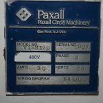 Paxall Circle Machine Model V12H12D (4) Lane Stick Pack VFFS Machine