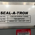Seal A Tron Model ABP3016 Shrink Bundler with Model T361346 Heat Shrink Tunnel