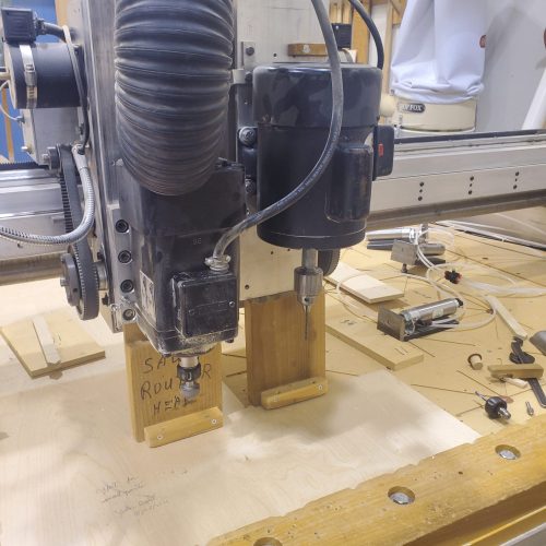 Custom Built 2-Head CNC Router with Drill Head
