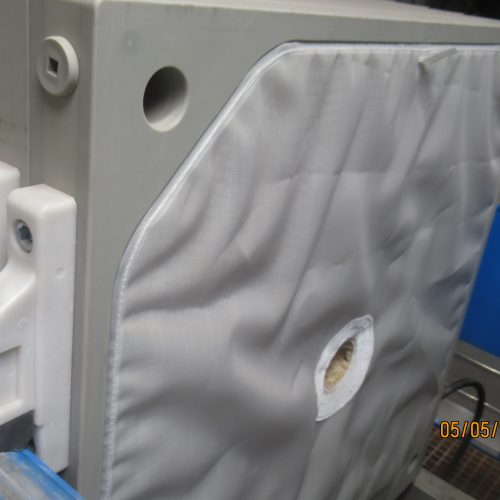 Hangzhou Leo Model XAZ601000UK Reinforced Polypropylene Hydraulic 60 Sq Meter Filter Press
