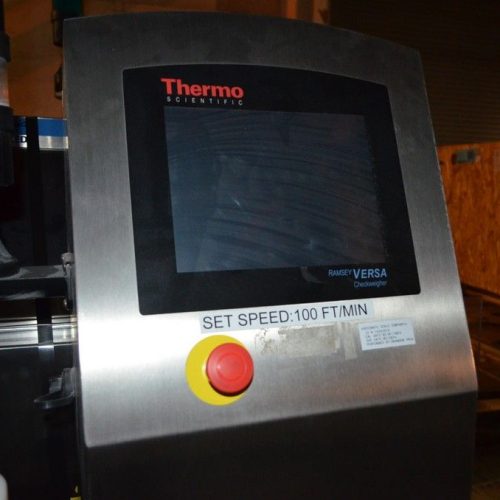 Thermo Scientific Model Versa8120 Combination Conveyorized Check Weigher Metal Detector