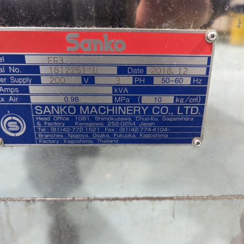 Sanko Model FR3 S/S 600 BPM VFFS Machine